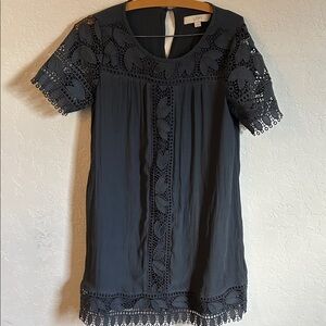 LOFT Lace Accent Dress